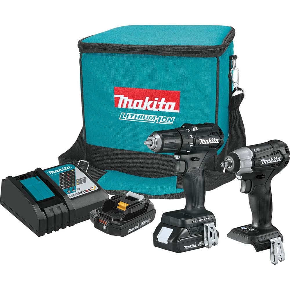 Makita CX201RB Cordless Tool Combination Kit: 18V 