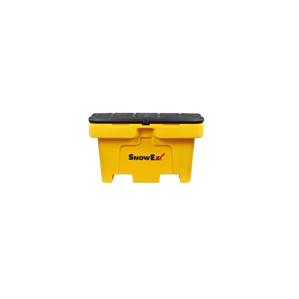 Bulk Storage Container: 33-1/4 x 48 x 27-3/4", 960 Lb, High Density Polyethylene, Salt Storage Box