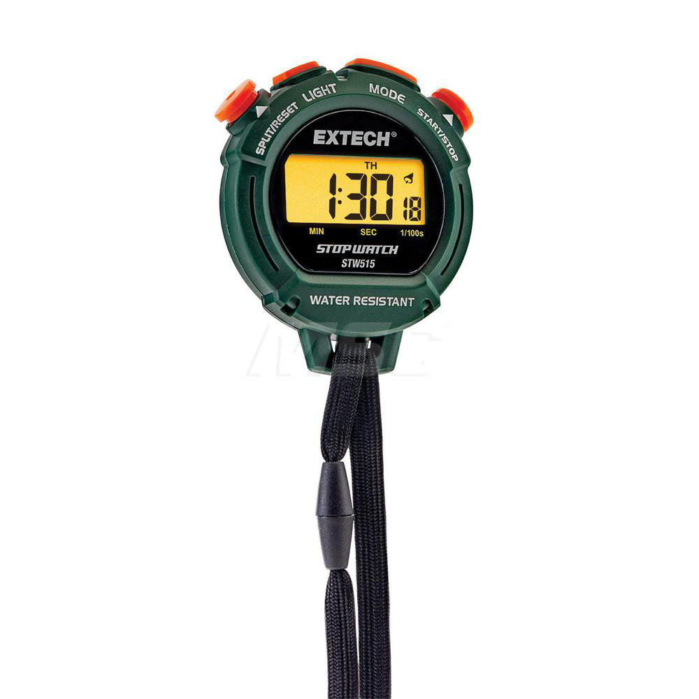 Extech Stopwatches; Type Digital Stopwatch; Accuracy +/3; Power