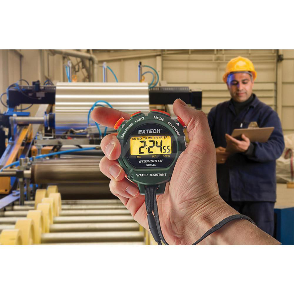 Extech Stopwatches; Type Digital Stopwatch; Accuracy +/3; Power