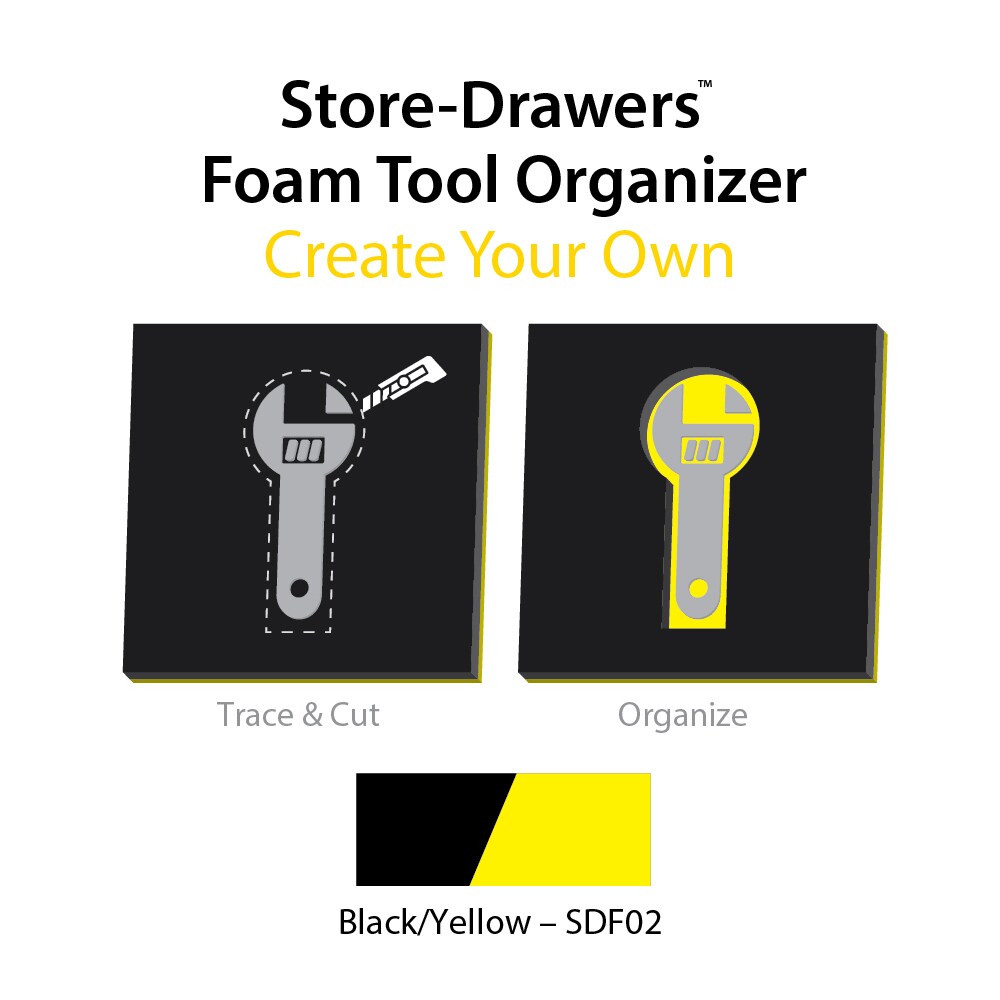 Tool Box Case & Cabinet Inserts; Type: Customizable Foam Insert ; For Use With: Store-Drawers Tool Boxes & Cases ; Material Family: Foam ; Width (Inch): 40 ; Depth (Inch): 27 ; Height (Inch): 3/4