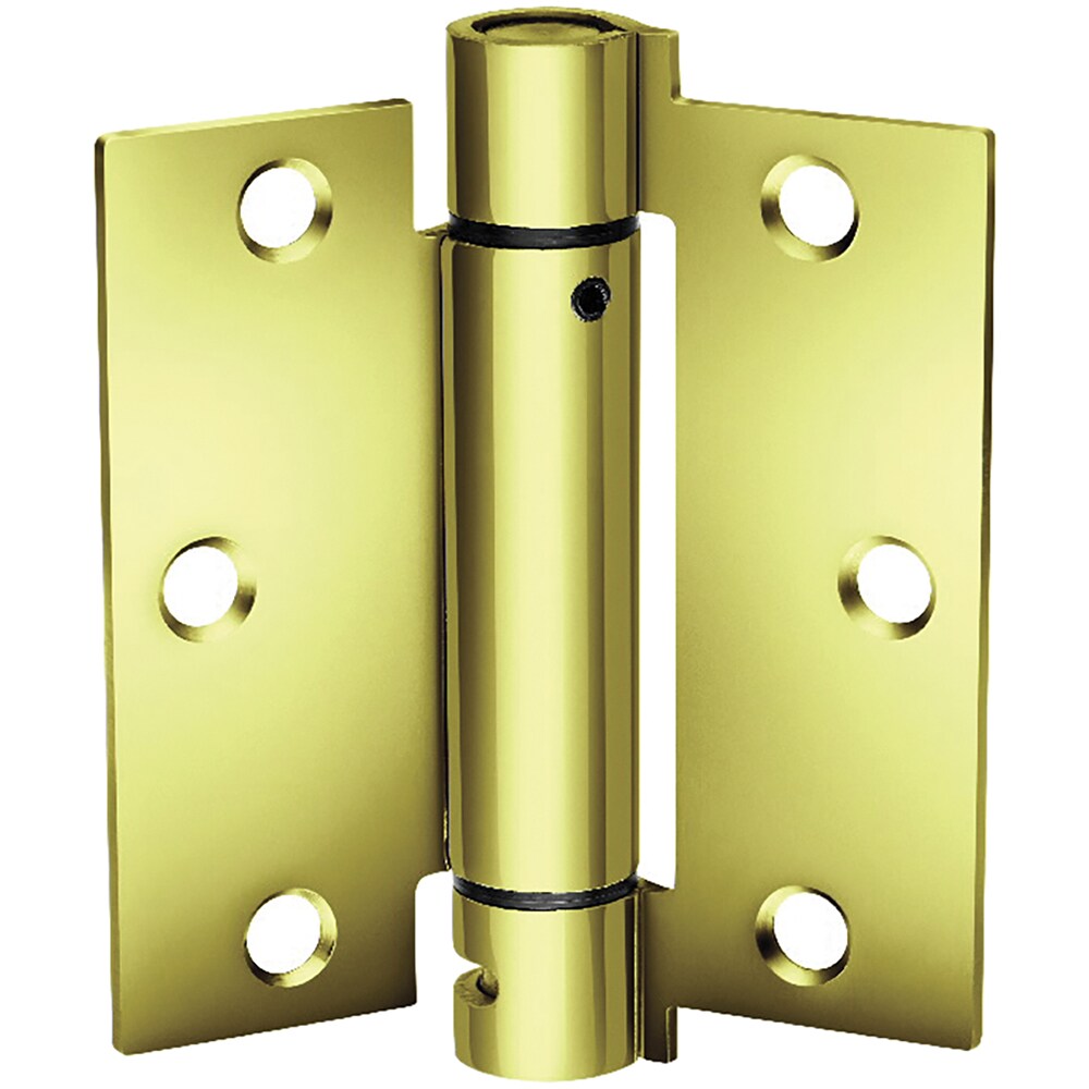 Standard-Weight Full-Mortise Single Acting Spring Hinge: 4-1/2" Long, 0.134" Thick, 8 Mounting Holes