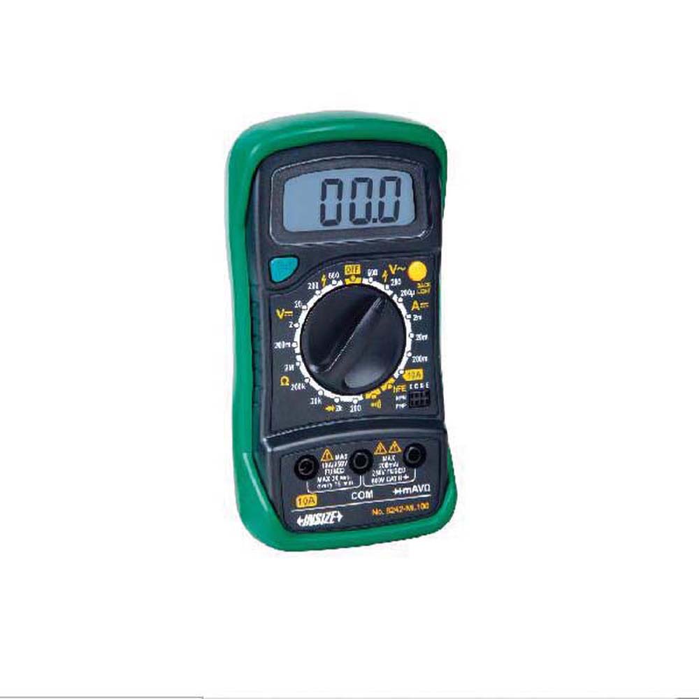 CAT III, Digital Multimeter: 600 VAC/VDC - 2 mOhm Max Resistance