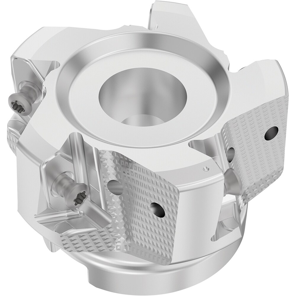 Indexable Square-Shoulder Face Mills; Maximum Cutting Diameter (Decimal Inch): 2.4800 ; Maximum Cutting Diameter (mm): 63.00 ; Maximum Depth of Cut (mm): 15.00 ; Arbor Hole Diameter (mm): 27.00 ; Arbor Hole Diameter (Inch): 27