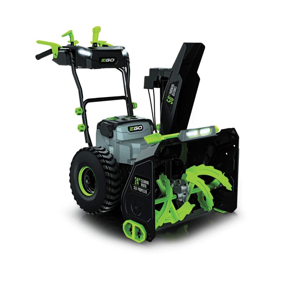 Snow Blowers; Type: Blower ; Clearing Width: 24 ; Overall Height: 45.0 ; Number of Speeds: Variable ; Number of Reverse Speeds: 1 ; Includes: Tool Only