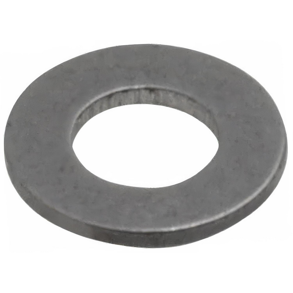 1/2" Screw, Standard Flat Washer: Grade Commercial Steel, Bright/Uncoated