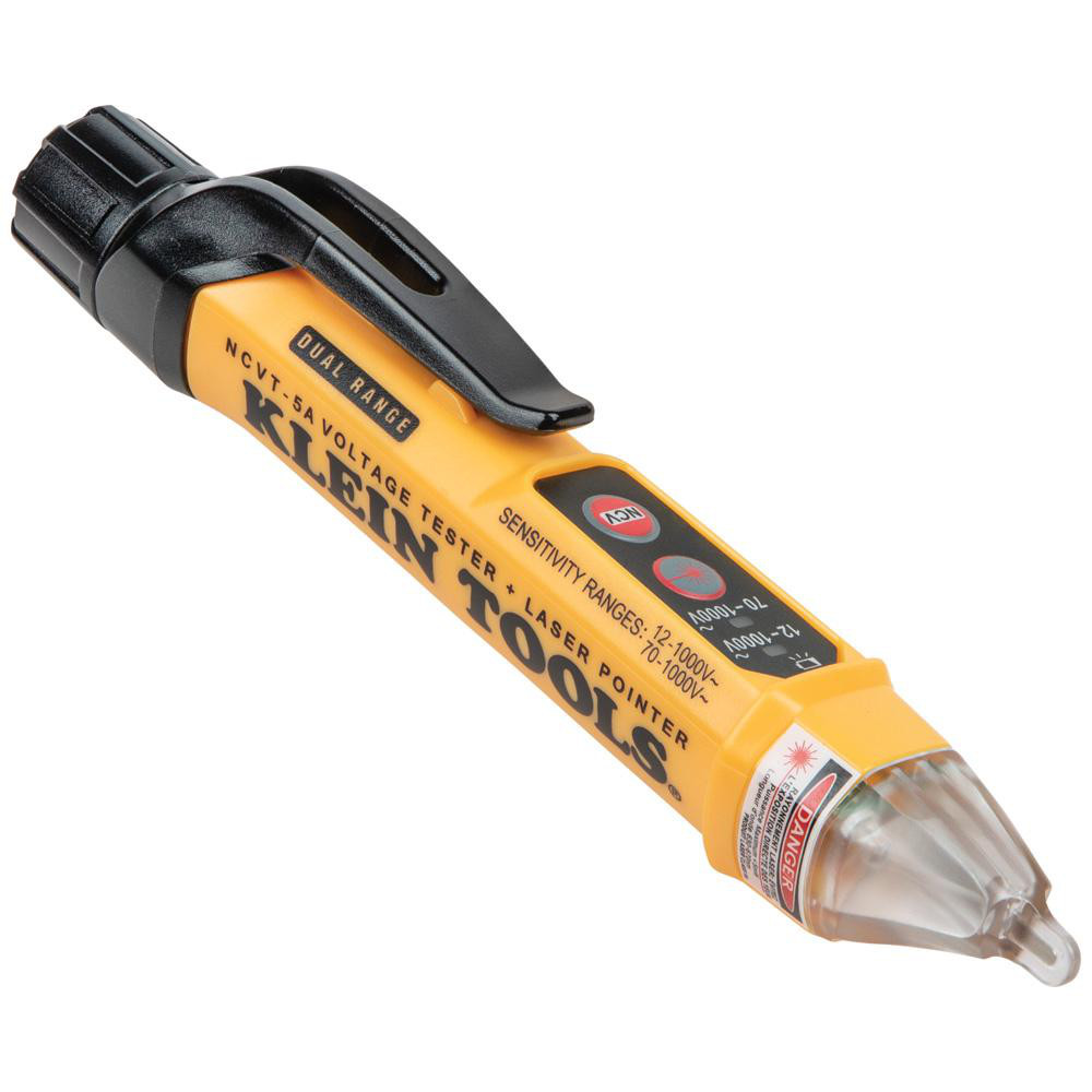 Circuit Continuity & Voltage Testers; Tester Type: Non-Contact Voltage Tester ; Power Supply: AA Battery ; Includes: (2) AA Batteries; Laser Pointer ; Standards: CAT IV 1000 V; Laser: Class IIIa, 630-670nm, Max Power 5mW ; UNSPSC Code: 41113637
