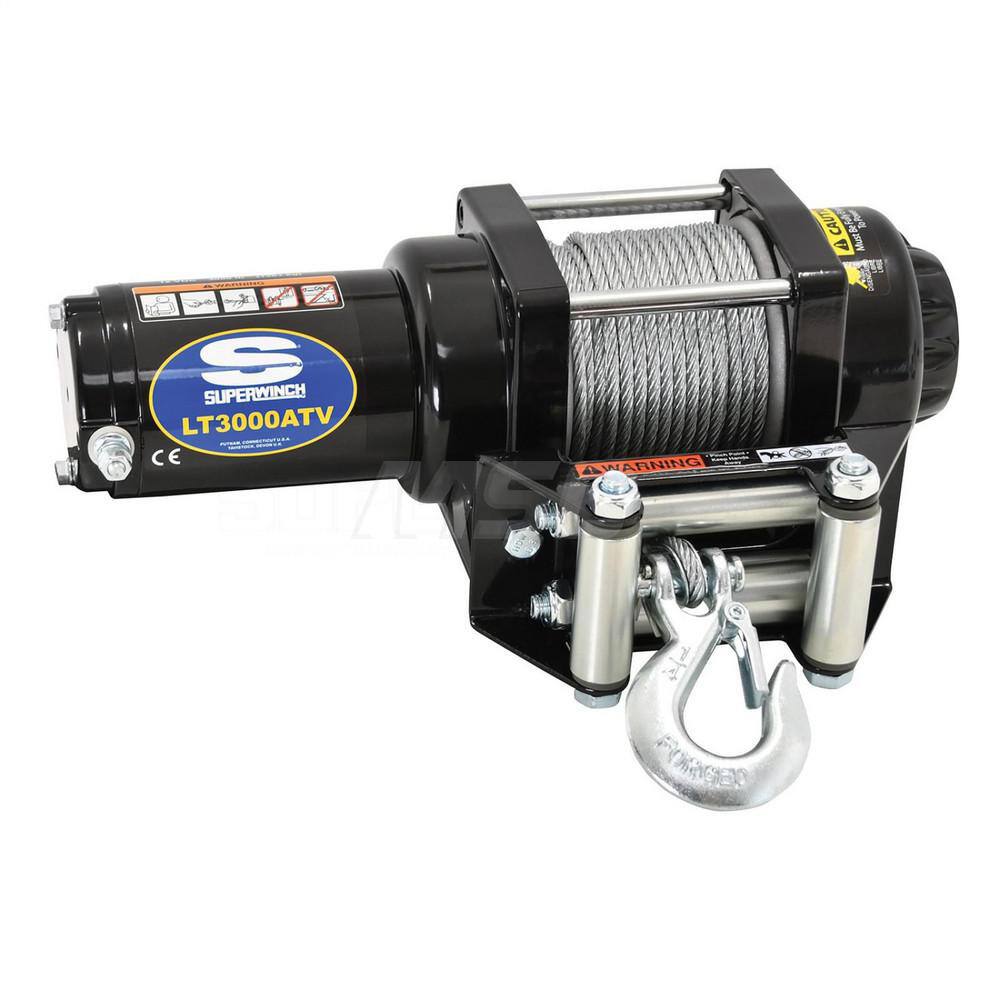 Superwinch S104178 S5000 24vv Electric Winch with Steel Rope 5000lb and remote 