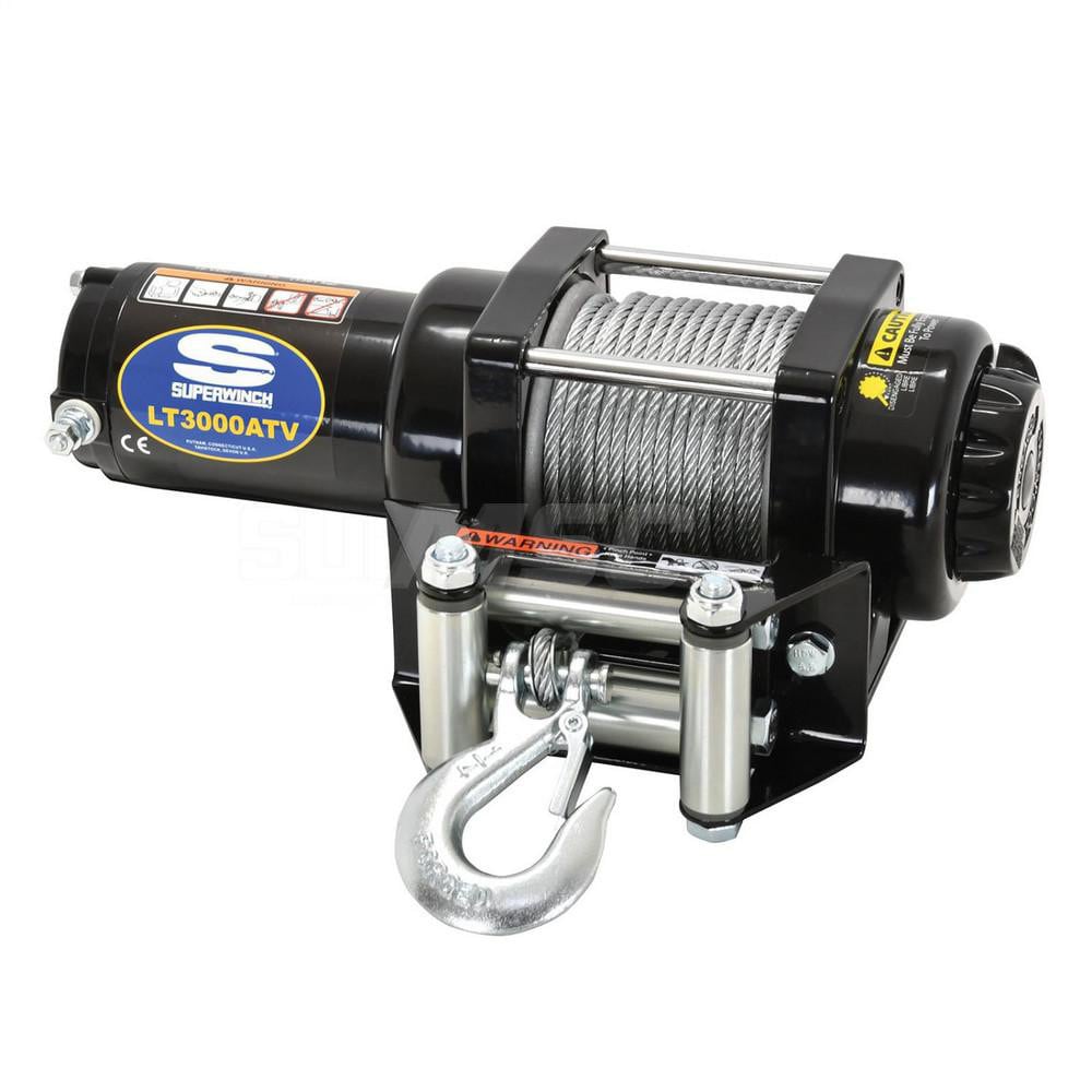 Portable Vehiclemounted Electric Winch Wire Rope Winch 3000 Pounds Mud ...