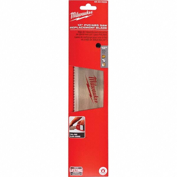 Hand Hacksaw Blades; Blade Material: Steel ; Blade Length (mm): 12in ; Blade Length (Inch): 12 ; Blade Width: 0.2000in ; Blade Width (Inch): 0.2000 ; Flexible Blade: No