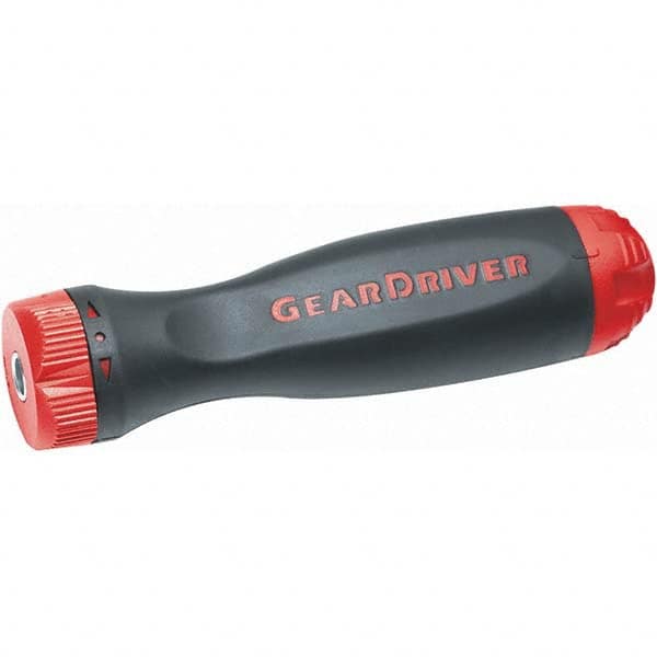 Precision & Specialty Screwdrivers; Type: Ratchet Screwdriver Handle; Overall Length Range: 3" - 6.9"; Blade Length (Inch): 3/4; Handle Color: Red; Black; Insulated: No; Magnetic: No; Tether Style: Not Tether Capable; Handle Type: Ergonomic; Features: Erg