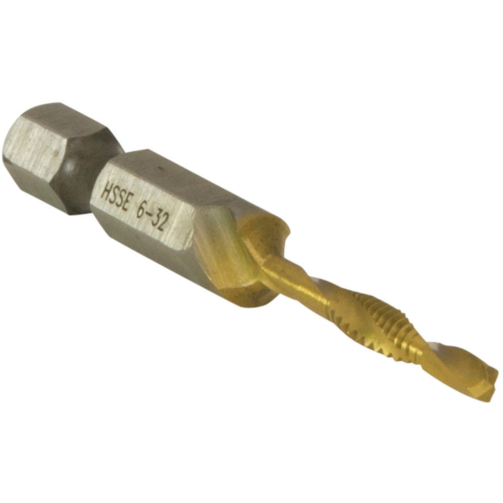 Greenlee Combination Drill & Tap Sets; Minimum Thread Size (Inch) 6