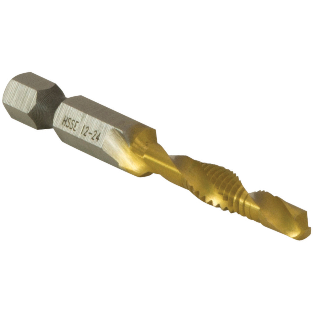 Greenlee Combination Drill & Tap Sets; Minimum Thread Size (Inch