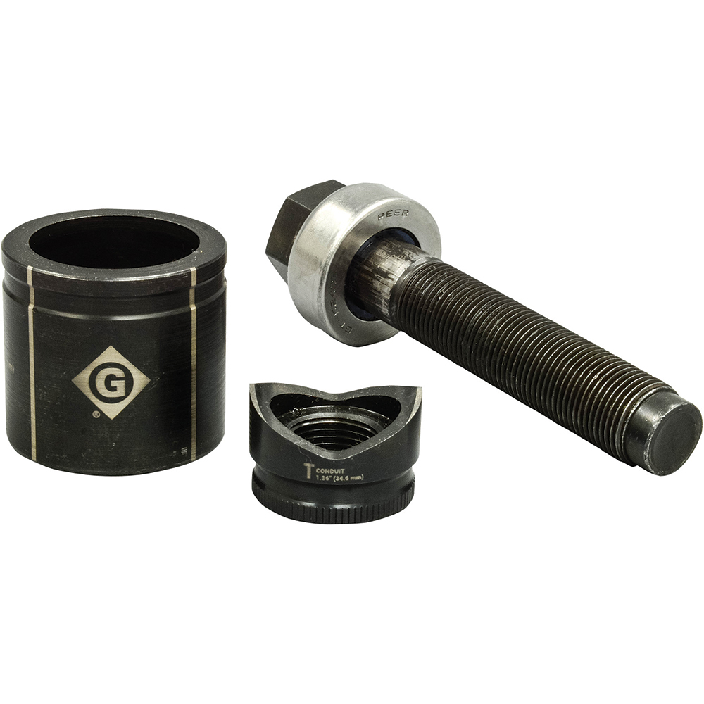 Greenlee Complete Punch Units; Punch Shape Round ; Punch Type