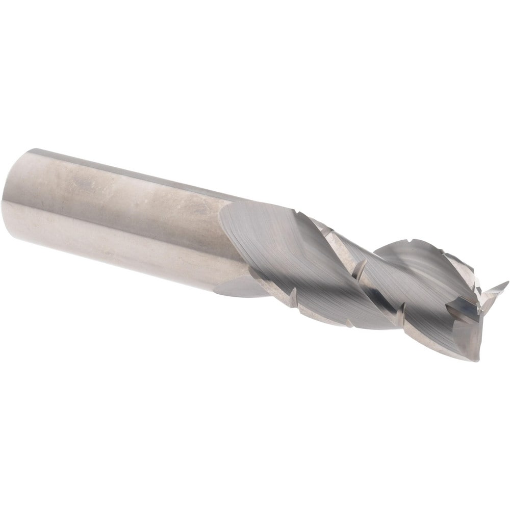 Accupro 6504159 Corner Radius End Mill: 1-5/8" LOC, 0.03" Radius, 3 Flutes, Solid Carbide 