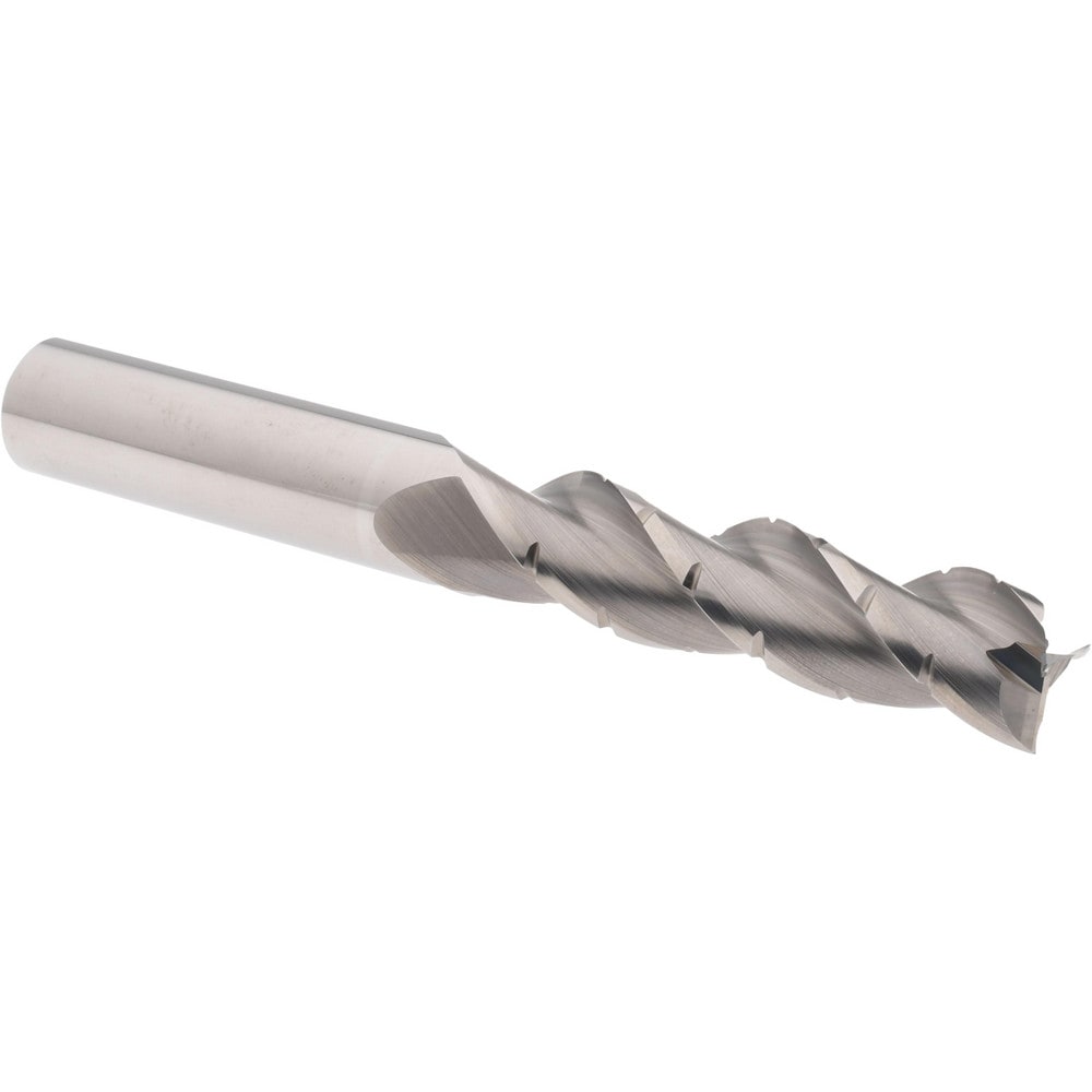 Accupro 6504171 Square End Mill: 5/8 Dia, 2-1/2 LOC, 5/8 Shank Dia, 5 OAL, 3 Flutes, Solid Carbide 