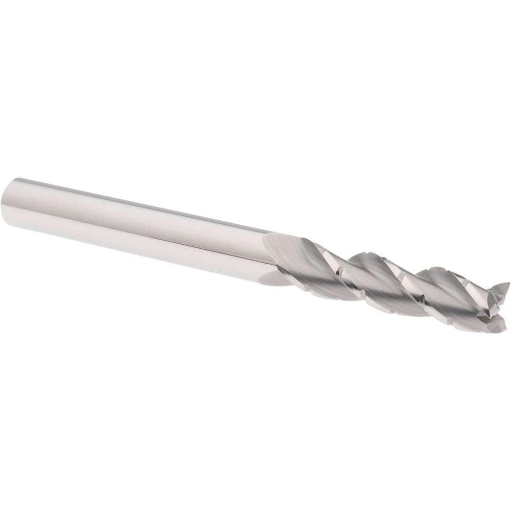 Accupro 6504174 Square End Mill: 3/8 Dia, 1-1/2 LOC, 3/8 Shank Dia, 4 OAL, 3 Flutes, Solid Carbide 