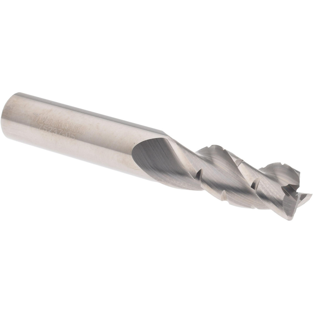 Accupro 6504185 Corner Radius End Mill: 1" LOC, 0.03" Radius, 3 Flutes, Solid Carbide 