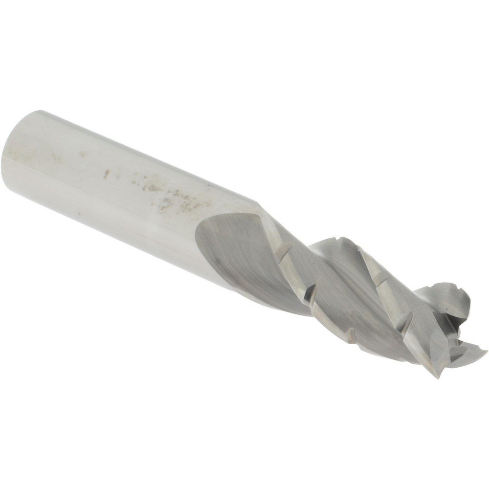 120662 Roughing End Mill: 1/2" Dia, 3 Flutes, Single End, Chipbreaker, Solid Carbide  