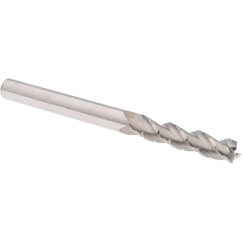 Accupro 6504188 Corner Radius End Mill: 1-1/8" LOC, 0.015" Radius, 3 Flutes, Solid Carbide 