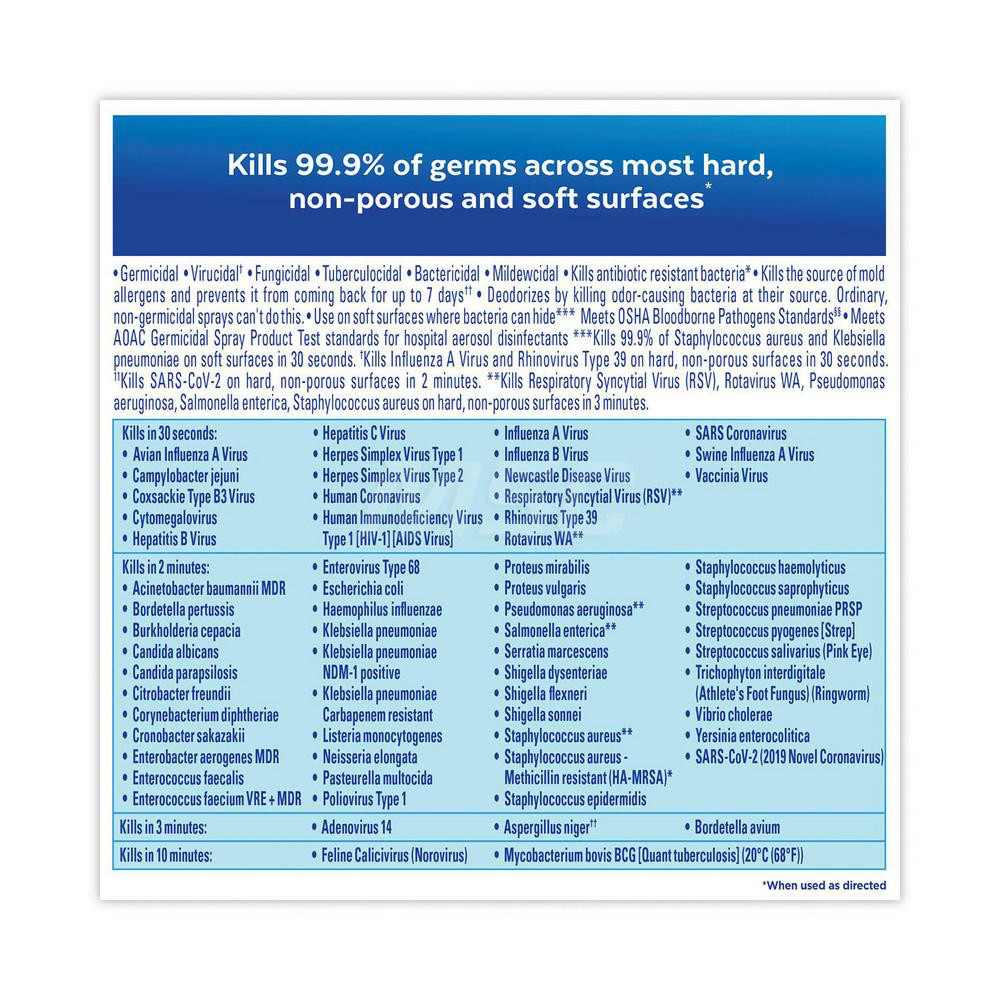 Lysol AllPurpose Cleaner 19 oz Aerosol, Disinfectant MSC Industrial Supply Co.