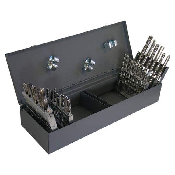 Greenfield Threading 330086 Tap & Drill Set: #6-32 to 1/2-20 Taps, 5/16 to 29/64" Drills 