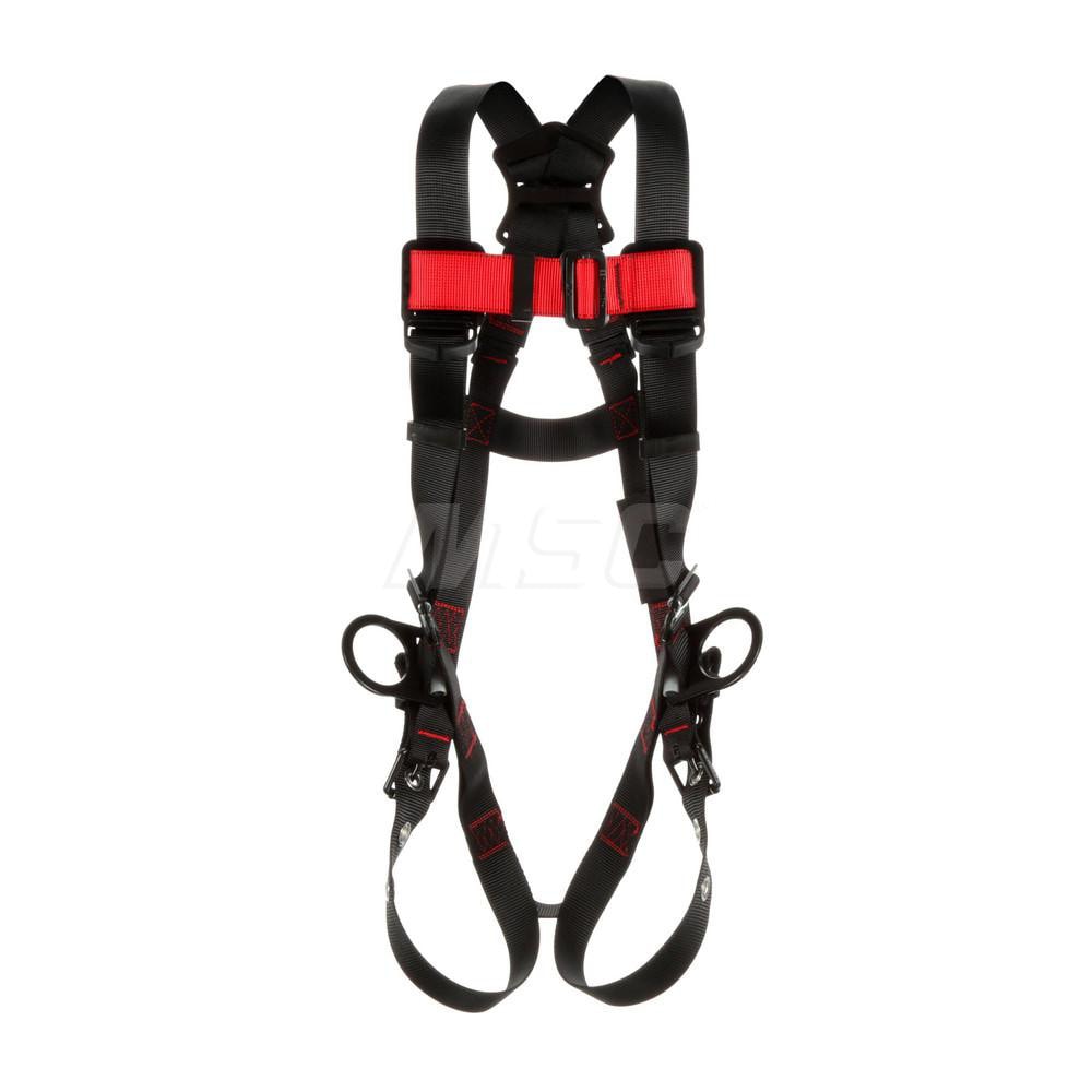 Fall Protection Harnesses: 420 Lb, Vest Style, Size Medium & Large, For Positioning, Polyester, Back & Side