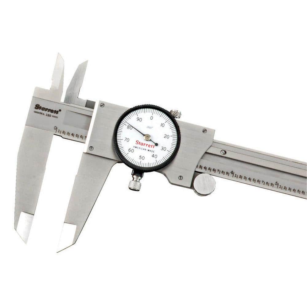 Caliper Dial Slide Caliper: Use with Starrett 120A, Includes Stop Pad Only