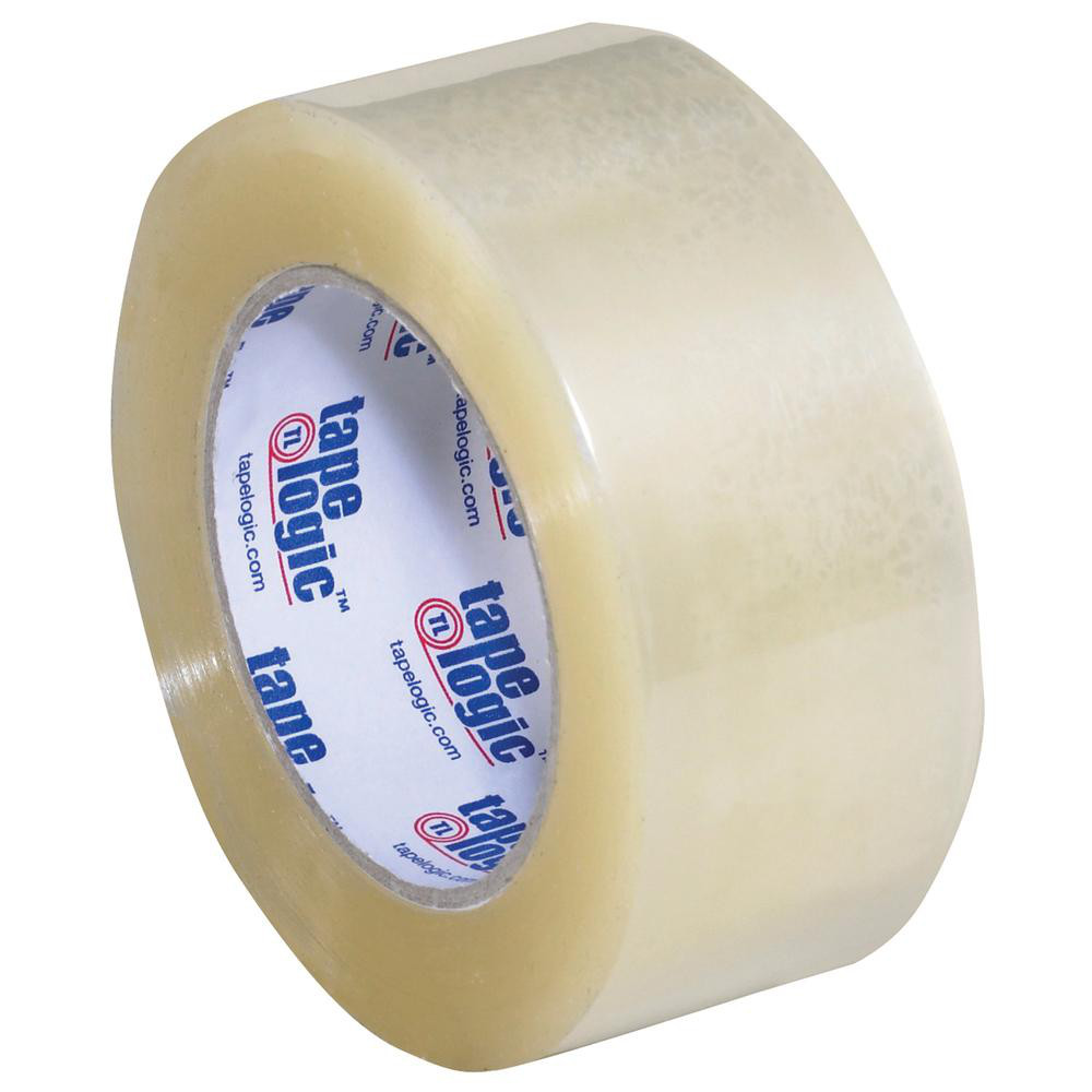 Packing Tape: 2" Wide, Clear, Acrylic Adhesive - Polypropylene, 2.6 mil Thick