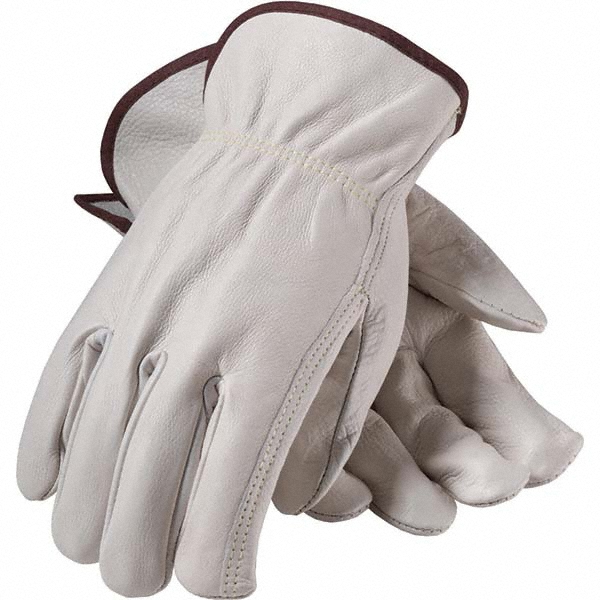 General Purpose Work Gloves: 2X-Large, Cowhide Leather