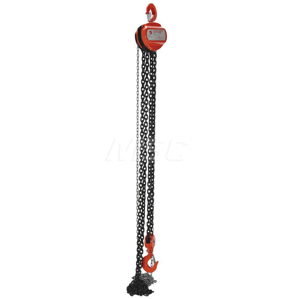 Vestil Manual Hand Chain Hoist 10,000 lb Working Load Limit, 15' Max