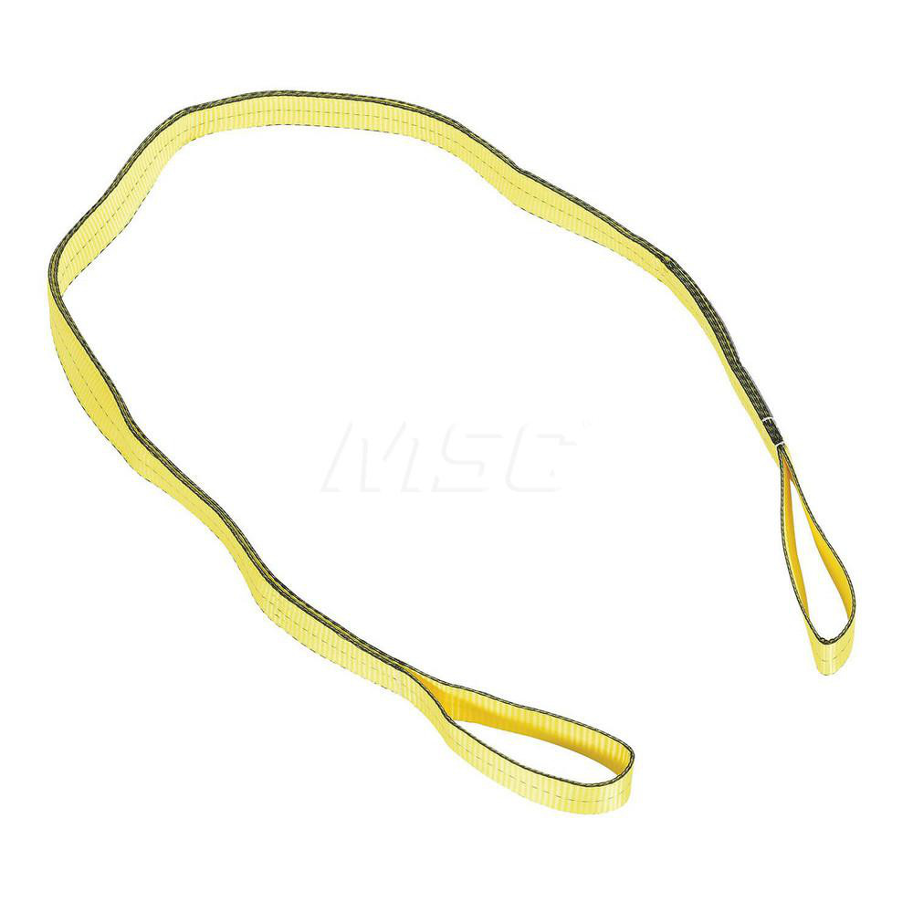 Vestil Flat Eye & Eye, Type 3  Sling 8' Long, 2" Wide, 6400 lb