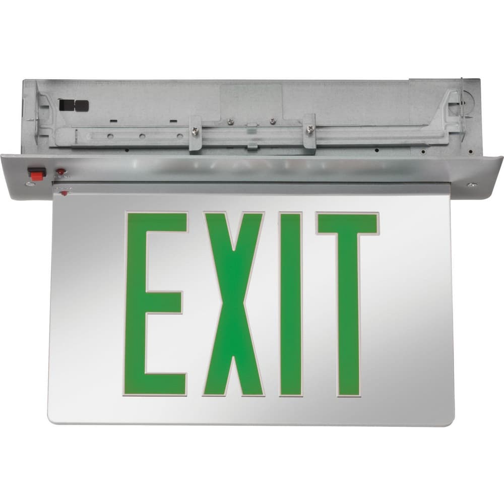 Combination Exit Signs; Mounting Type: Ceiling Mount ; Number of Faces: 1 ; Lamp Type: LED ; Number of Heads: 0