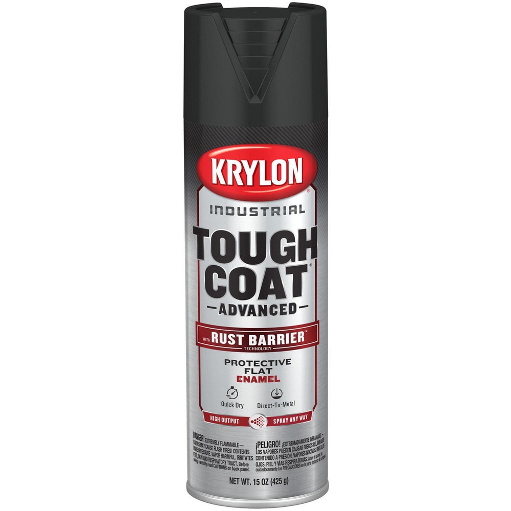 Krylon Work Day Paint A04412007, Matte Black, 16 oz