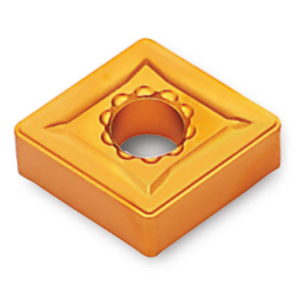 Turning Inserts; ANSI Insert Code: CNMG433 ; ISO Insert Code: CNMG120412 ; Relief Angle: 0 ; Insert Style: CNMG ; Corner Radius (Decimal Inch): 0.0470 ; Included Angle: 80
