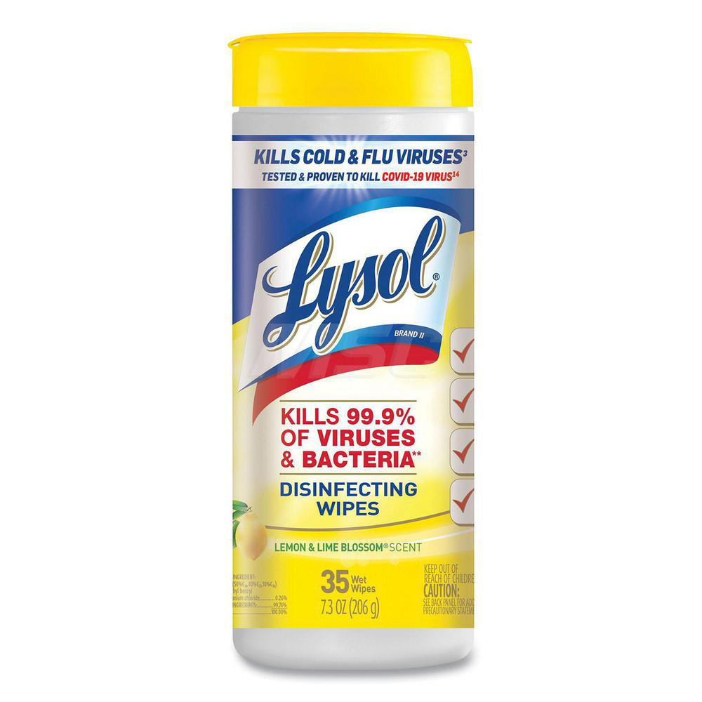 Lysol Disinfecting Wipes PreMoistened, 35 Sheet/Pack MSC