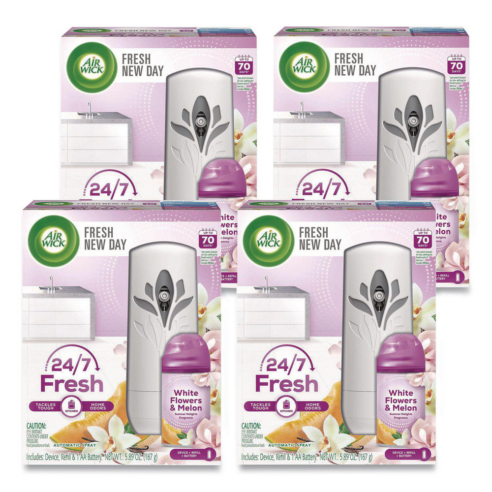 Air Wick Freshmatic Life Scents Starter Kit White Flowers Melon Summer Delights 589 oz Aerosol Spray 4Carton Summer Delights Scent Air Wick Freshmatic Life Scents Starter Kit White Flowers Melon Summer Delights 589 oz Aerosol Spray 4Carton Summer Delights Scent