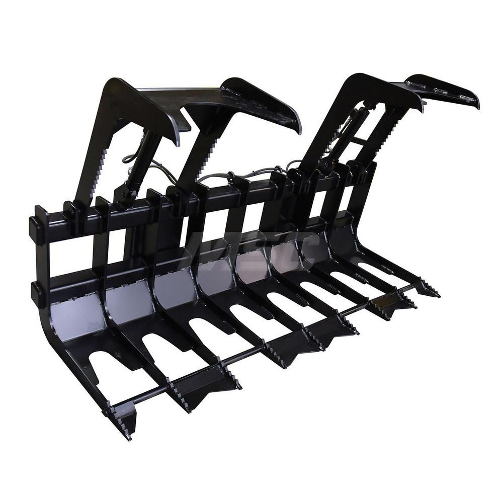 Vestil Steel Skid Steer Grab Bucket Attachment 46.65" Long MSC