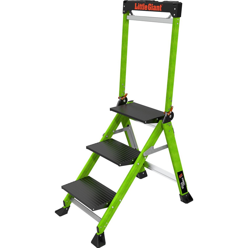 Little Giant Ladder 3 Step Aluminum Step Ladder Type IAA 3 Ft 6 In 