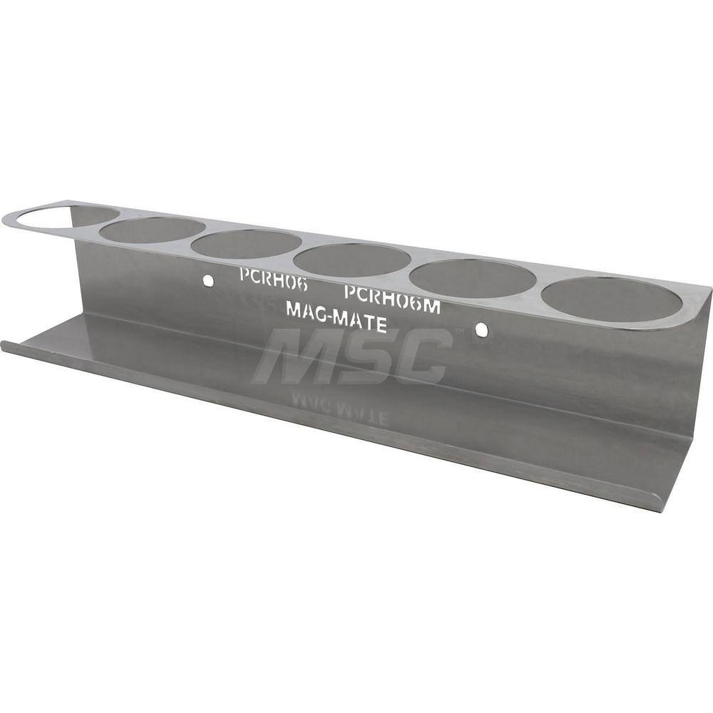 Wall Mount Spray Can Holder: For Workbenches, Stainless Steel