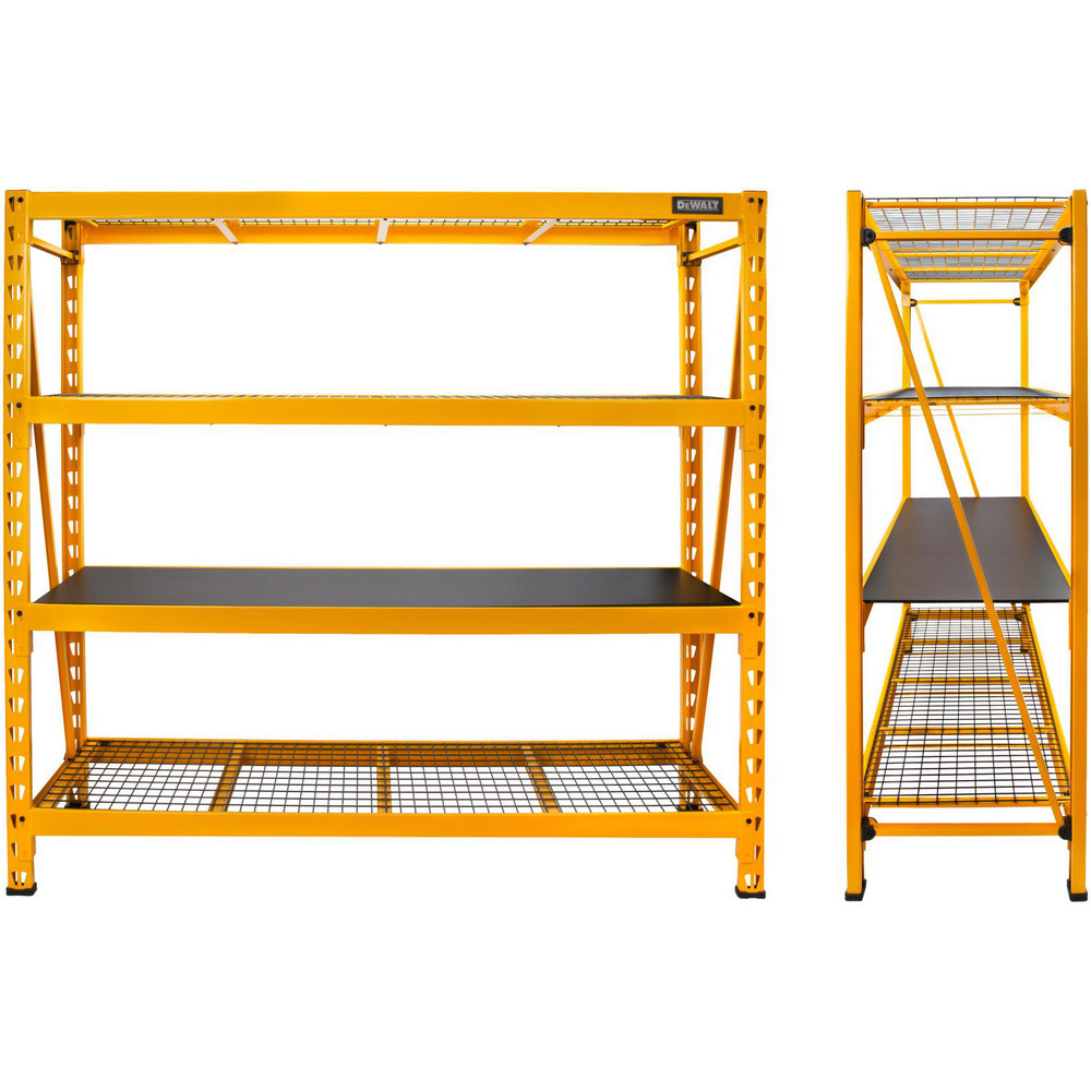 DeWALT Steel Shelving; Adjustment Type Slots, Adjustable; Boltless