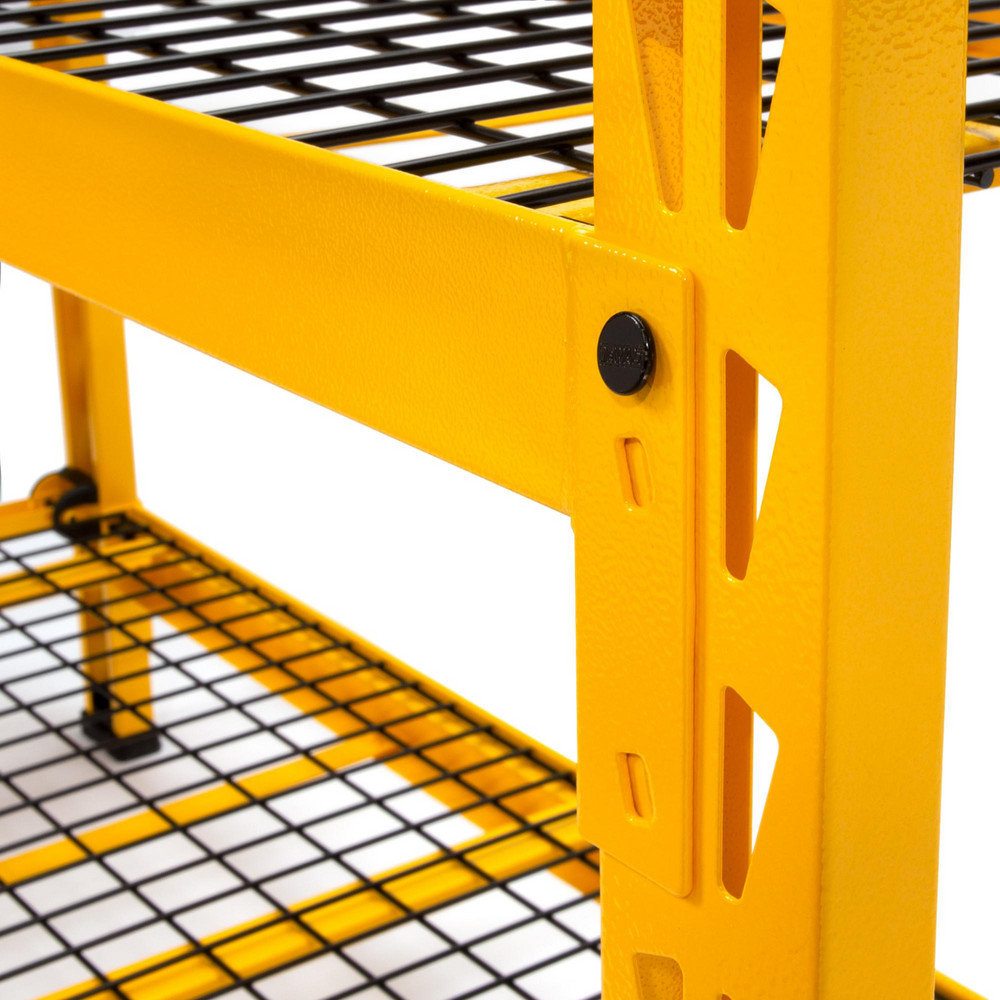 DeWALT Steel Shelving; Adjustment Type Slots, Adjustable; Boltless No; Shelf Capacity 2500