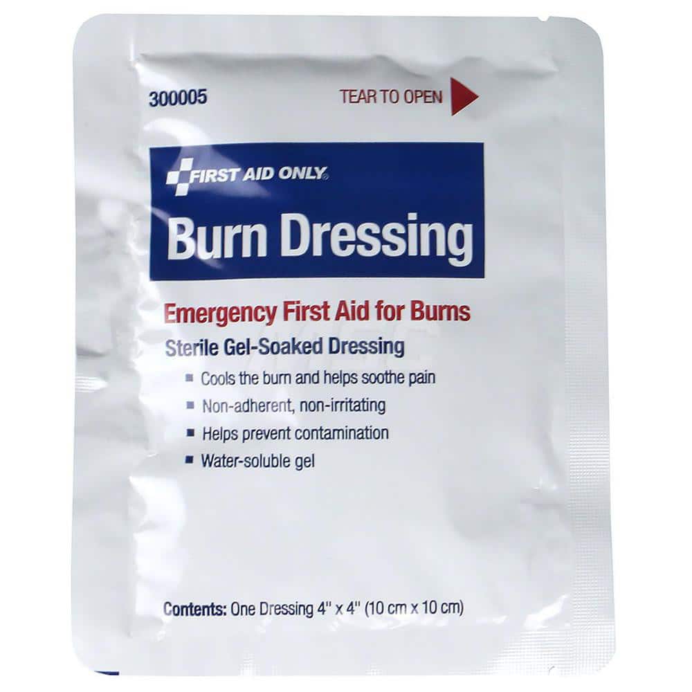 Bandages & Dressings; Dressing Type: Gel Soaked Burn Dressing ; Style: General Purpose ; Material: Gauze ; Form: Strip ; Dressing Size: Small ; Color: White