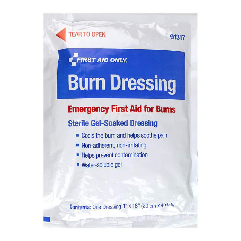 Bandages & Dressings; Dressing Type: Gel Soaked Burn Dressing ; Style: General Purpose ; Material: Gauze ; Form: Strip ; Dressing Size: Large ; Color: White