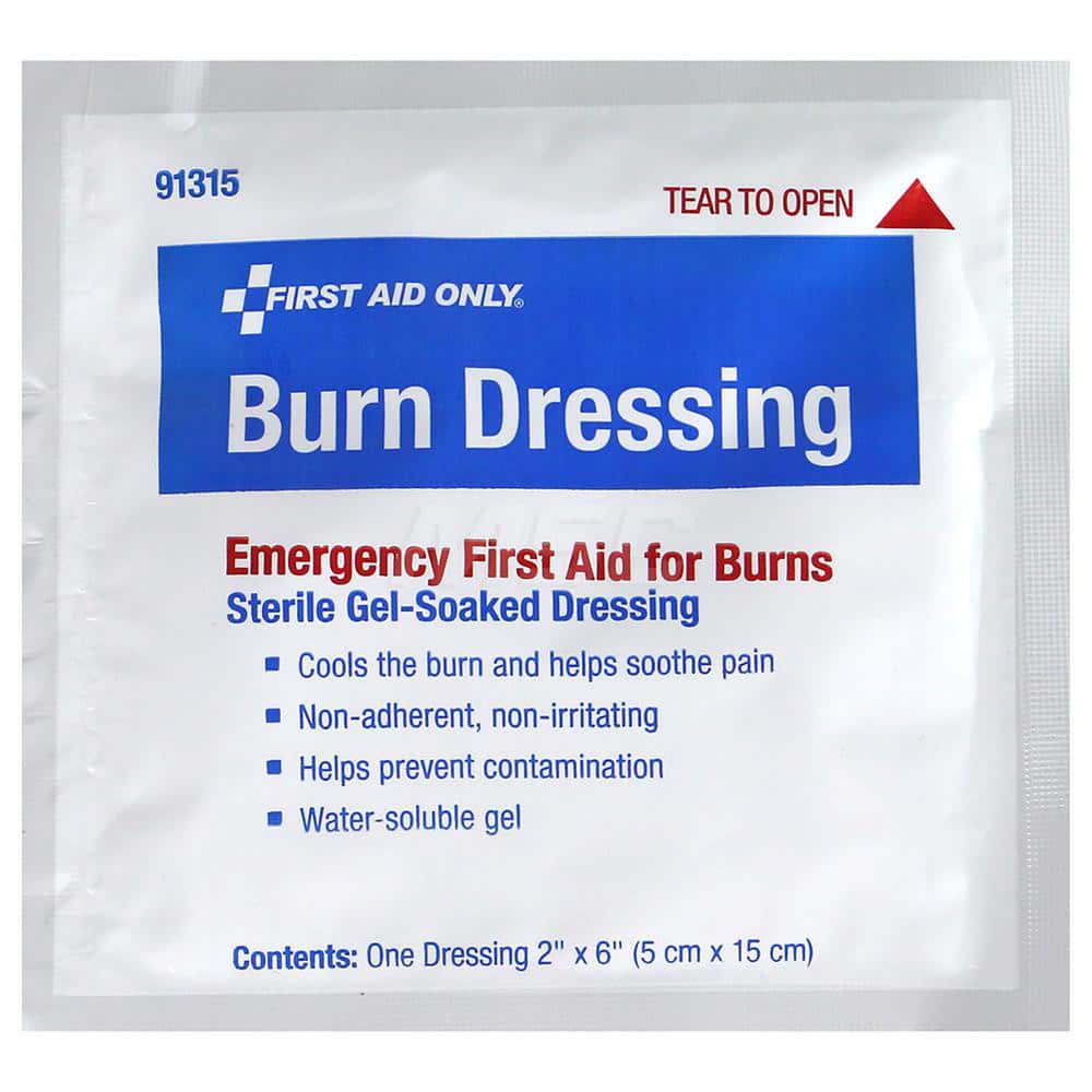 Bandages & Dressings; Dressing Type: Gel Soaked Burn Dressing ; Style: General Purpose ; Material: Gauze ; Form: Strip ; Dressing Size: Small ; Color: White
