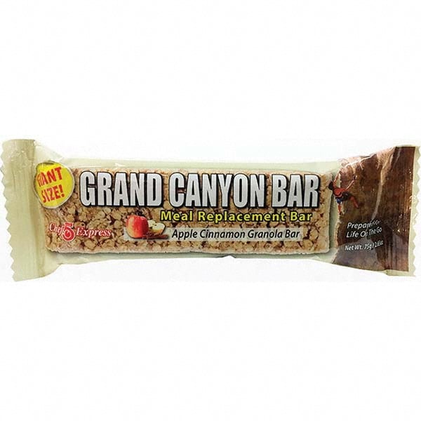 Ready-to-Eat Meals; Type: Apple Cinnamon Meal Replacement Bar ; Contents/Features: Grand Canyon Meal Replacement Bar-Apple Cinnamon Granola