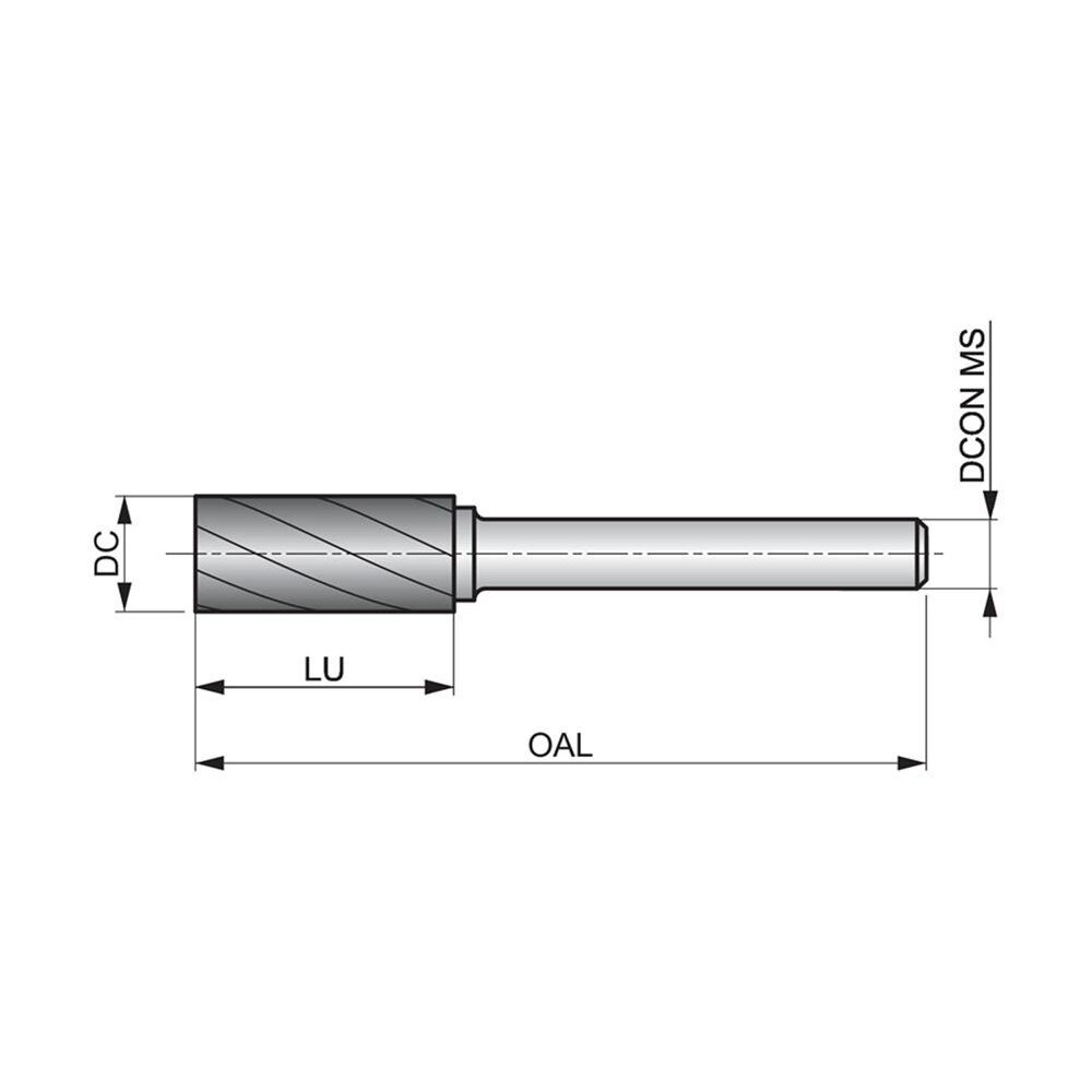 Precision Twist Drill - Abrasive Bur: SA-30FM, Cylinder | MSC ...