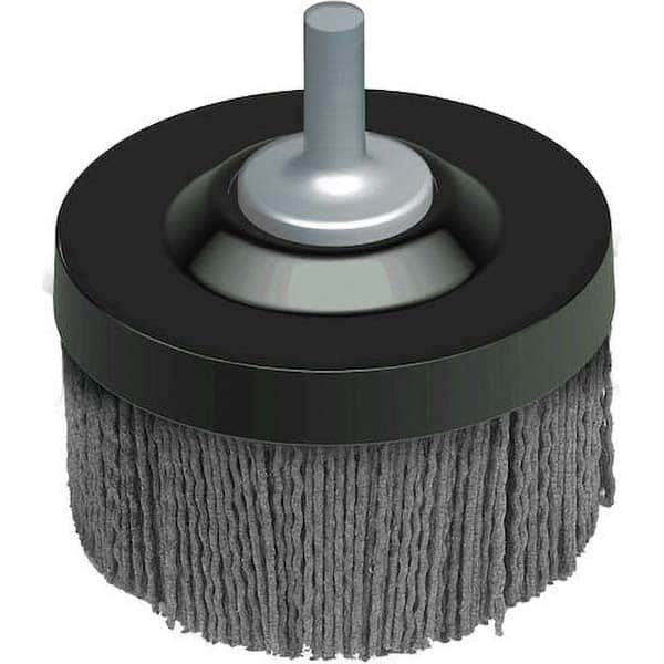 Disc Brushes; Brush Type: Crimped ; Connector Type: Quick-Change ; Abrasive Material: Aluminum Oxide ; Outside Diameter (Inch): 1 ; Grit: 80 ; Arbor Hole Thread Size: 1/4