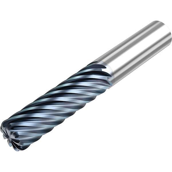 Niagara Cutter Corner Radius End Mill 3/4" Dia, 21/2" LOC, 0.1200