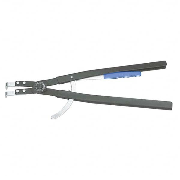 Gedore 6704720 Retaining Ring Pliers; Tool Type: Internal Ring Pliers ; Type: Internal ; Ring Diameter Range (Inch): 4-13/16 to 11-7/8 ; Overall Length (mm): 575.00 ; Handle Material: Metal ; Features: Interchangeable Tips 